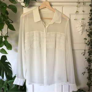 Last Chance- Kensie sheer top